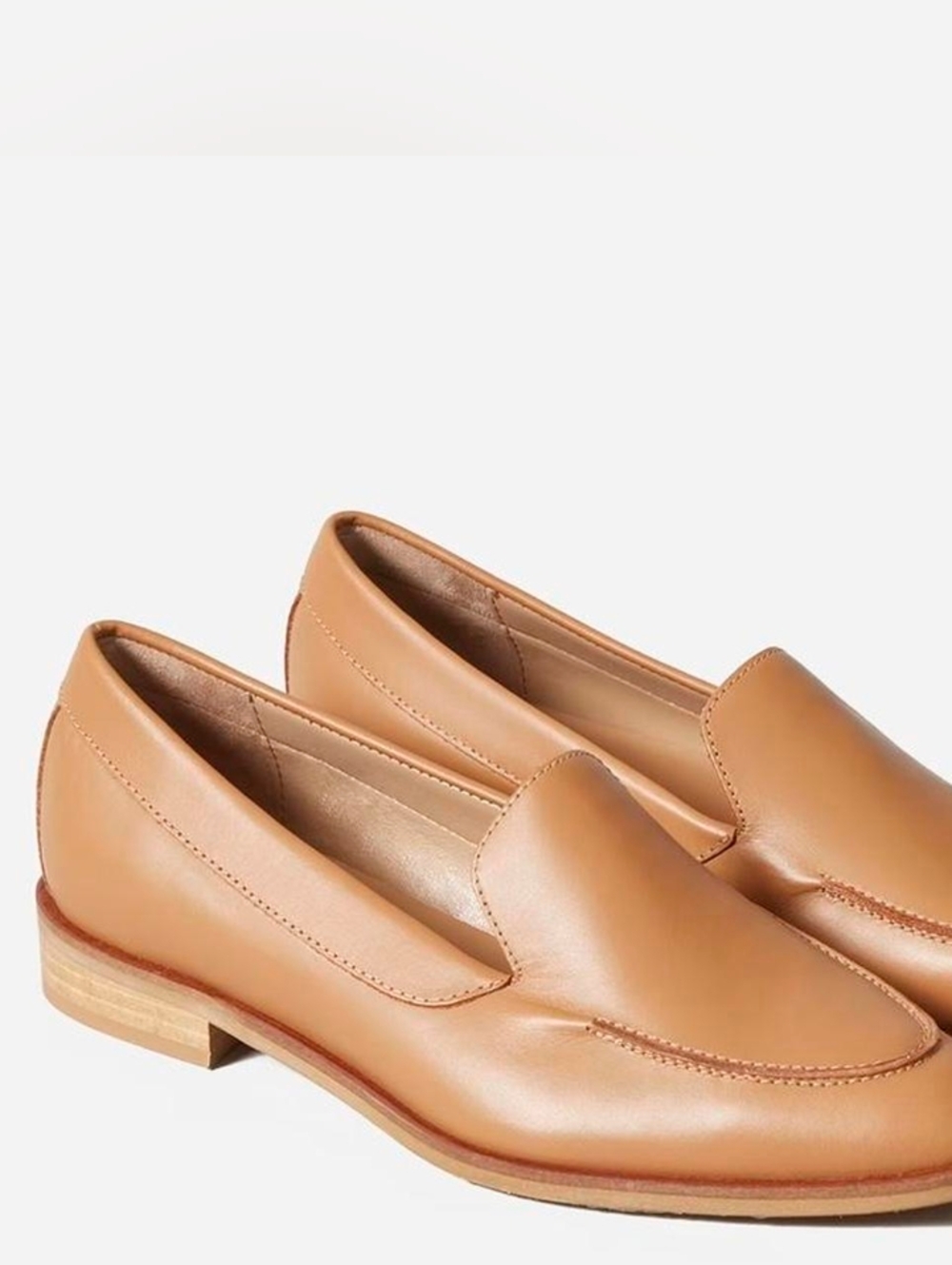 Everlane Modern Loafer - Tan Leather
